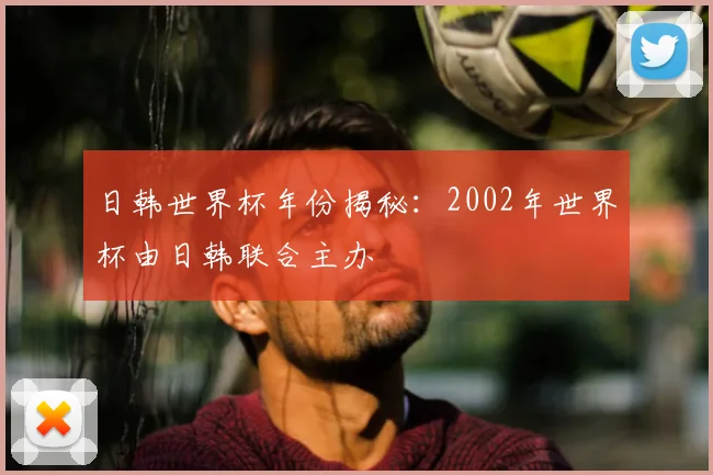 日韩世界杯年份揭秘：2002年世界杯由日韩联合主办